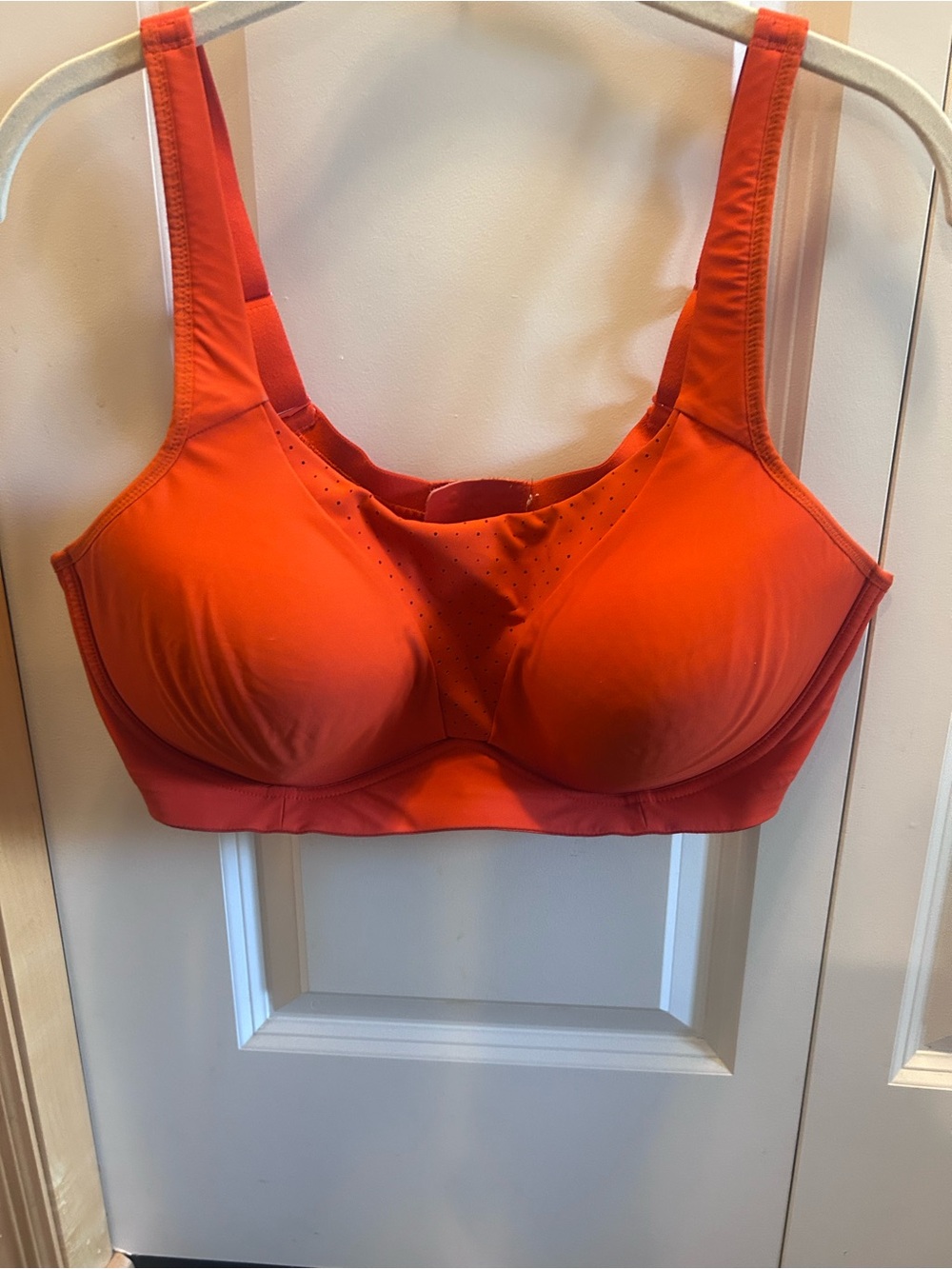 lululemon athletica Orange Molded-Cup Support Sports Bra